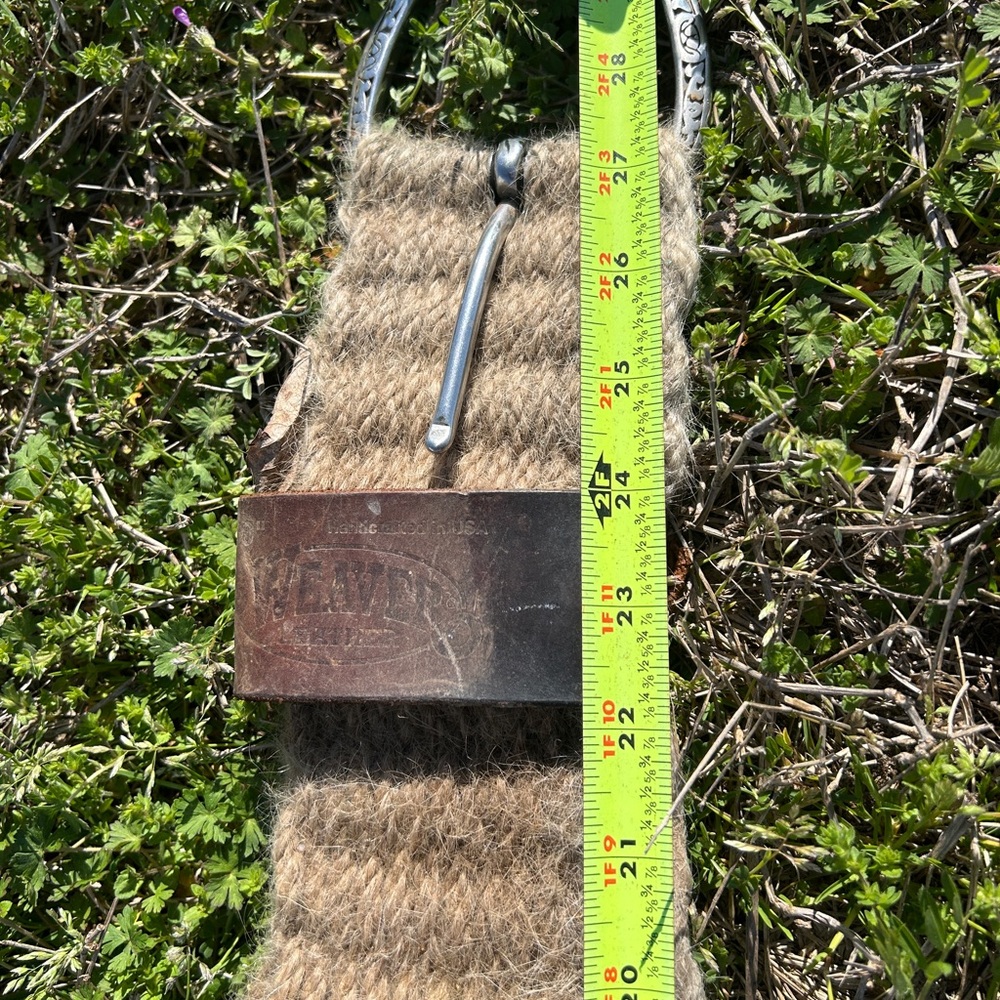 Weaver Mohair cinch